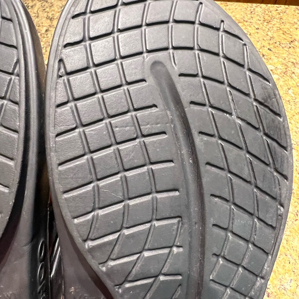OOFOS Gray Slide Sandals - Picture 7 of 14